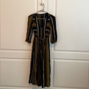 Zara trf button-down dress XS